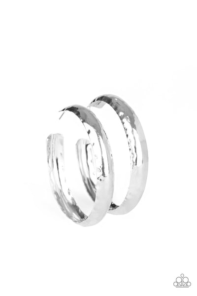 Check Out These Curves Silver Hoops